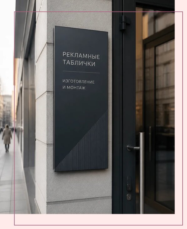 Рекламные таблички в Донском по цене от 4559 р. | Аванза-Днс