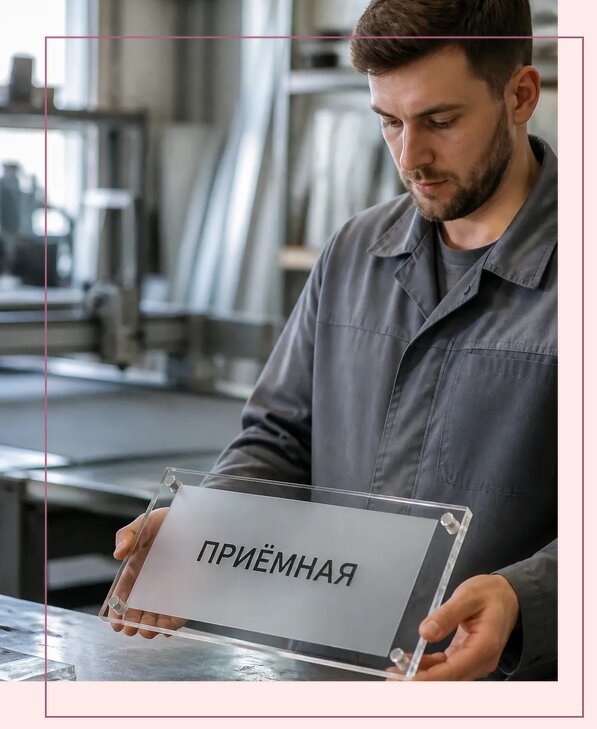 Таблички из оргстекла на заказ в Донском от 3951 р. | Аванза-Днс