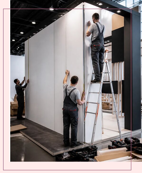 Оформление и монтаж выставочных стендов под ключ в Донском